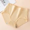 Ropa interior para madre de cintura alta con soporte abdominal de algodón puro sin marcas jacquard algodón para bebé para mediana edad y ancianos bragas para mujer antibacterianas talla grande transpirables