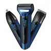 Afeitadora Eléctrica Multifuncional Tres en Uno para Hombres Transfronteriza Afeitadora para Coche Recargable Recortadora de Vello Nasal