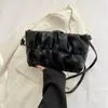 Bolso de Mujer Plisado Estilo Coreano Nuevo Estilo 2025 Bolso Bandolera Simple Casual para Hombro o Axila Bolso Cruzado Pequeño Casual de Verano