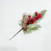 Conjunto de Natal Combinação de Venda Quente Transfronteiriça Frutas de Azevinho Vermelho Flor de Pinheiro Frutinhas Bouquet de Agulhas de Pinheiro Caixa de Presente Acessórios de Decoração de Feriado