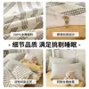 Ropa de Cama de Tres Piezas 100% Algodón para Dormitorio de Estudiantes Sábana de Algodón Puro Funda Nórdica Funda Nórdica Individual de Algodón Faldón de Cama Estilo Nuevo