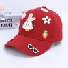 Chapéu Estilo Coreano Doce Bico de Pato Fofo Desenho Animado Coelho Pequeno Chapéu Infantil Transfronteiriço Novo Estilo Meninos e Meninas Boné de Beisebol