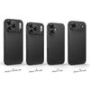 Funda Protectora para Teléfono Móvil con Patrón de Fibra de Carbono 17mm Funda Roscada para Lente Externa de Teléfono Móvil Adecuada para la Serie iPhone
