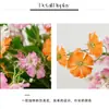Flor de Clavel Artificial, Flor Falsa Estilo Country Americano, Tallo Único para Sala de Estar Decoración del Hogar, Accesorio para Fotos, Flor de Begonia