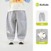 [Compra 2, obtén 3 yuanes de descuento] Pantalones Deportivos para Niña Dudu, Pantalones Jogger de Otoño para Niña, Pantalones Largos para Bebé, Ropa de Otoño para Niños