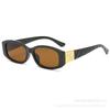 Nuevas gafas de sol retro de rombos de moda europea y americana para hombre y mujer, personalidad de alta calidad, caja, mismo estilo que el libro rojo pequeño, gafas de sol de moda