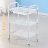 Carrinho de Salão de Beleza Carrinho de Ferramentas para Salão de Cabeleireiro Carrinho de Armazenamento de Lanches Carrinho de Manicure Estante de Carrinho Móvel