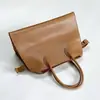 Bolso de Mano de Piel de Vaca de Alta Calidad 15 pulgadas Casual Gran Capacidad Bolso Tote Normcore Ropa de Trabajo Diario Bolso de Piel Genuina