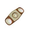 Faca para cortar charuto Sansen Tesoura para charuto Faca para charuto com concha plástica 1263# Mancha Preta