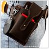 Bolsa de cintura multifuncional de couro personalizada, bolsa de cosméticos multifuncional para chaveiro de celular, bolsa de estojo de cigarro portátil para canteiro de obras