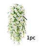 Amazon Transfronterizo Flores Artificiales Eucalipto Gloria de la Mañana Flores de Seda Hogar Boda Patio Exterior Colgante de Pared Colgante de Pared de Ratán