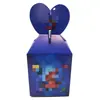 Caja de dulces con estampado de dibujos animados para decoración de fiestas infantiles, caja de refrigerios, caja de embalaje variada, caja de manzana, 6 piezas