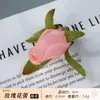 Botões de Rosa Artificiais Transfronteiriços, Cabeças de Flores, Flores de Seda para Casamento, Decoração DIY Feita à Mão para Roupas e Chapéus, Flores Artificiais, Comércio Exterior
