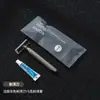 Navaja Desechable Wa Hotel con Crema de Afeitar, Navaja de un Solo Uso para Baño, Empaquetada Individualmente para Hoteles y Casas de Huéspedes, 100 Piezas