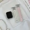 [Correa de Reloj] Adecuada para Correa de iWatch Apple S12 Correa S10987Se Gato Ángel Napa Correa de Reloj para Niñas