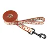 Coleira Estampada Geométrica para Pet Coleira para Cachorro com Transferência de Calor Múltiplas Cores Coleira para Cachorro Fábrica de Origem Atacado