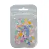 Acessórios para Unhas Artísticas Coração Combinando Cores Macaron Pequenos Acessórios de Coração de Pêssego Acessórios de Resina Cor de Doce Decoração de Unha Usável