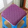 Funda para taburete cuadrado cojín para taburete cuadrado algodón grueso antideslizante funda cuadrada para asiento funda de lino para taburete cuatro estaciones venta al por mayor