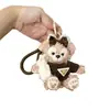Chaveiro Lanyard Pingente Boneco de Pelúcia Urso Shirley Rose Duffy Fofo de Outono e Inverno Presente de Aniversário para Casal