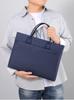 Nuevo Bolso Simple Personalizable con Logo para Documentos Oficiales Bolso de Negocios Casual para Hombres Bolso para Laptop Bolso de Conferencia