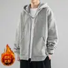 Sudadera con capucha de punto para hombre, estilo americano, otoño 2026, nueva tendencia, corte holgado, chaqueta con cremallera, ropa para hombre