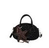 Bolso de Hombro de Lunares Más Vendido 2026 Otoño/Invierno Nuevo Moda Retro Versátil para Viajes Cotidianos Simple Temperamento Bolso de Hombro Único