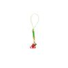 Llavero con colgante de disco U para teléfono móvil con dibujos navideños creativos, colgante de Papá Noel y alce, regalo de Navidad