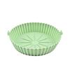 Fábrica Air Fryer Silicone Bakeware Casa Bakeware Bakeware Fritadeira Almofada de Silicone Fácil de Limpar Round Bakeware Atacado