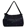 Bolsa de Fitness Portátil de Gran Capacidad con Lunares, Bolsa Ligera para Deportes y Viajes Cortos, Bolso de Hombro Cruzado para Estudiantes y Viajes Diarios