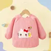 Babero Impermeable de Pana para Bebé para Comer, Anti-Suciedad, Otoño e Invierno, Babero Unisex para Bebé, Babero Infantil