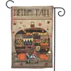 Popular Bandera de Jardín de Lino de Amazon Otoño Acción de Gracias Nuevo Decoración Exterior Hoja de Arce Calabaza Venta Directa de Fábrica