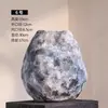 Jingdezhen Estilo Chino Nuevo Jarrón de Cerámica Rugosa Tarro de Cerámica Estilo Wabi-Sabi Decoración B&B Camuflaje Azul Adornos para Arreglos Florales