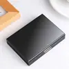 Al por mayor Acero Inoxidable Porta Tarjetas para Mujer Caja para Tarjetas de Crédito Porta Tarjetas Metálico Antirrobo Libro de Tarjetas de Regalo Caja para Tarjetas de Negocio de Hombre Verano