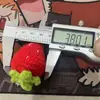 Llavero de Fruta Tejido a Crochet Hecho a Mano: Bolso de Ganchillo DIY, Llavero de Caqui, Fresa, Naranja, Cacahuete, Colgante de Fruta Tejida