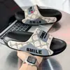 Pantuflas de Moda con Suela Gruesa para Hombre, Nuevo Estilo de Verano, Antideslizantes, Cómodas, de Suela Suave, Adecuadas para Uso en Casa y al Aire Libre, Sandalias de Playa