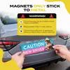 Pegatinas Magnéticas para Coche, Pegatinas Magnéticas Personalizadas para Coche, Pegatinas Magnéticas para Prácticas Transfronterizas, Pegatinas Reflectantes para Coche, Pegatinas Magnéticas Suaves, Impermeables y Resistentes al Sol