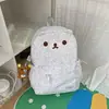 Mochila Infantil Desenho Animado Tridimensional de Urso para Jardim de Infância para Meninos e Meninas, Mochila Fofa para Viagem de Verão e Piquenique