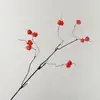 Decoraciones de frutas lujosas y realistas con forma de linterna roja, en un nuevo estilo chino, adecuadas para pasillos de salas de estar, salones de bodas y como accesorios de exhibición para arreglos florales