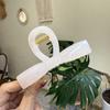Pinza para el pelo estilo coreano, nueva llegada, pinza grande para la cola de ponda de gran altura, pinza para el pelo sencilla, pinza para el pelo con hebilla de lazo de alta gama para mujer.
