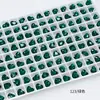 Rinestones Geométricos en Forma de Corazón para Uñas Dongzhou 6*5.3mm Accesorios para Pendientes DIY Corazón de Melocotón Brillante Decoraciones de Uñas Portátiles