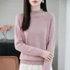 Suéter elegante de punto hueco con textura en forma de diamante estilo francés transfronterizo, corte holgado, elegante para ir al trabajo, tejido de punto para mujer de otoño e invierno