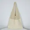 Bolso de Hombro de Punto Color Sólido Estilo Coreano Ins, Bolso de Mano Hueco, Bolso Tote de Gran Capacidad, Bolso Cruzado para Mujer