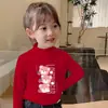 Y2011# Camiseta de Manga Larga para Niños Hombres y Mujeres Polar Casual de Manga Larga Ropa para Niños Nueva Camiseta Informal Joker de Primavera y Otoño