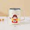 Vaso de Agua de Acero Inoxidable para Niños, Vaso para Cepillo de Dientes, Alta Apariencia, Antimoho, Vaso Antibacteriano, Vaso de Agua para el Hogar, Taza