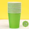 Taza de Papel de Color para Niños, Manualidades DIY, Jardín de Infancia, Área de Arte Hecho a Mano, Material de Arte Creativo, Taza Desechable