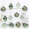Decoraciones de Bolas de Navidad de Vidrio Verde Adornos Navideños Bolas de Navidad al por Mayor Decoraciones Navideñas para Árbol Regalos