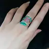 Anel de prata esterlina Feminino Aberto peônia moda nacional étnico estilo chinês design de nicho temperamento Anel de moda em Prata S925