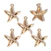 Acessórios de Joias de Liga Estrela do Mar Concha Série de Animais Marinhos Pingentes DIY Pulseira Colar Pingente Decorativo U115