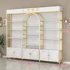 Prateleira de Cosméticos Display Rack Multicamadas Gabinete de Exibição de Produtos para Salão de Beleza Skincare Salão de Unhas Barbearia Gabinete de Exibição
