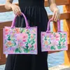 Bolsa Tote de Linho Impermeável Cultural e Criativa de Liuzhou Logo Imprimível Bolsa de Lona Portátil Lembranças Pronta para Atacado